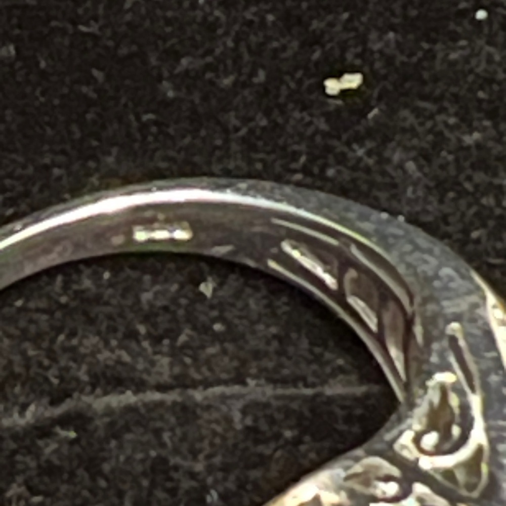 Peridot and Multi Gemstone Sterling Silver Ring - Picture 6 of 7